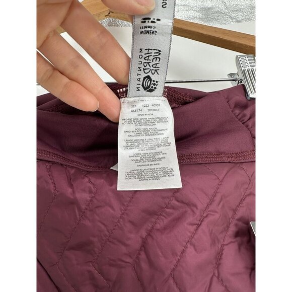 Mountain Hardwear Trekkin Insulated Purple Mini Skirt OL6862 Womens Womens S NWT - Picture 4 of 10